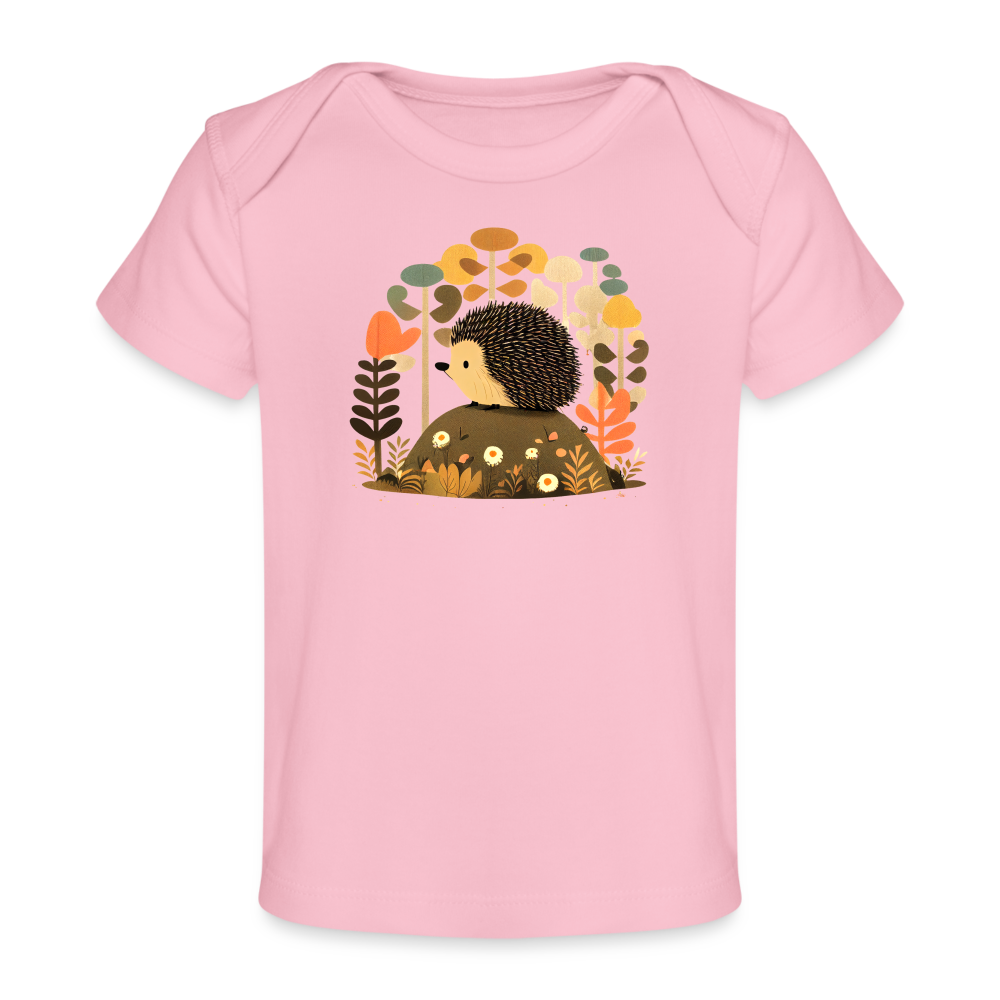 Organic Baby T-Shirt - Porcupine - light pink