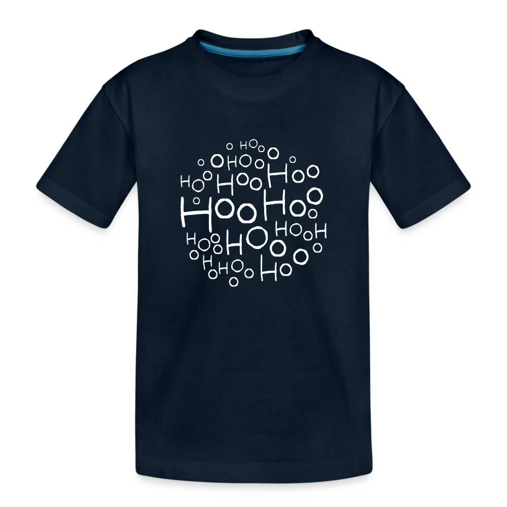 Organic Toddler T-Shirt - Hoo Cloud (dark) - deep navy